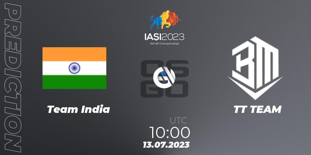 Team India vs TRAFFIC Tashkent: Match Prediction. 13.07.2023 at 10:00, Counter-Strike (CS2), IESF Asian Championship 2023