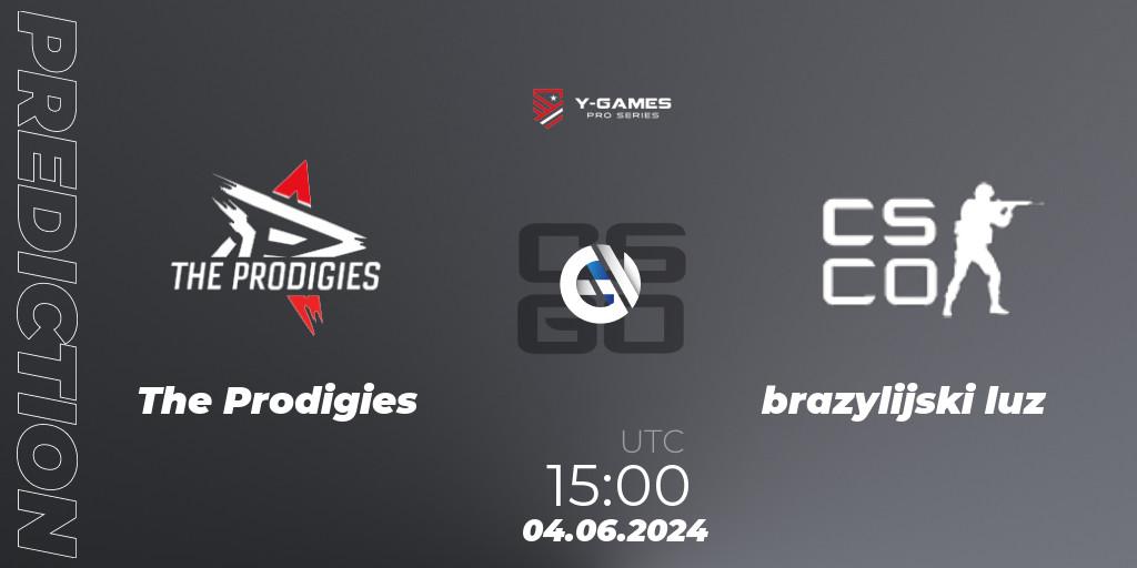 The Prodigies vs brazylijski luz: Match Prediction. 04.06.2024 at 15:00, Counter-Strike (CS2), Y-Games PRO Series 2024