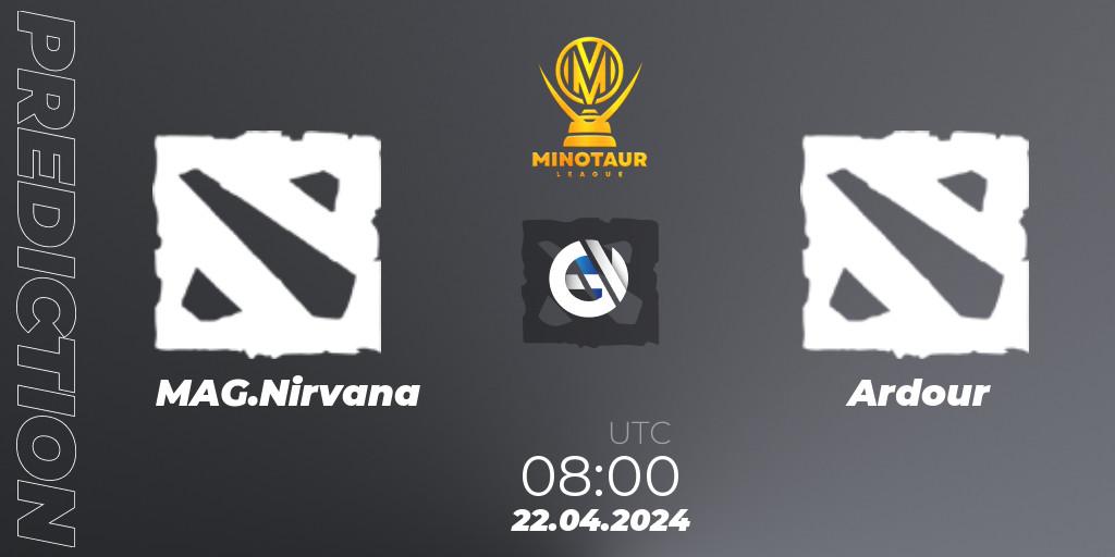 MAG.Nirvana vs Ardour: Match Prediction. 27.04.2024 at 06:00, Dota 2, Minotaur League