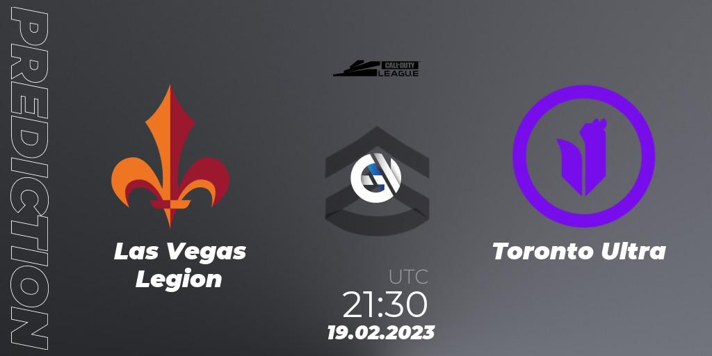 Las Vegas Legion vs Toronto Ultra: Match Prediction. 19.02.2023 at 21:30, Call of Duty, Call of Duty League 2023: Stage 3 Major Qualifiers