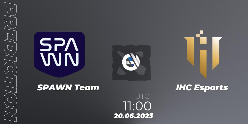 SPAWN Team vs IHC Esports: Match Prediction. 20.06.2023 at 11:30, Dota 2, 1XPLORE Asia #1