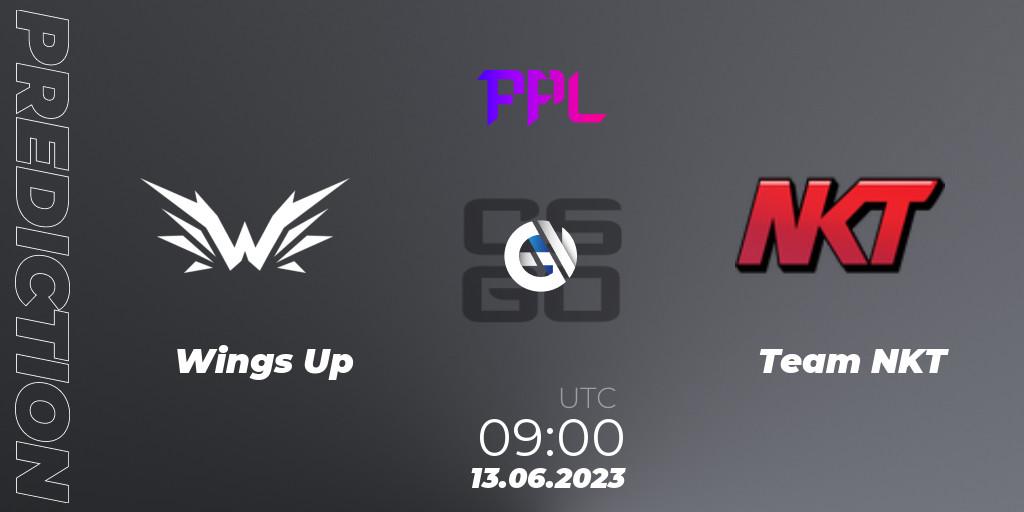 Wings Up vs Team NKT: Match Prediction. 13.06.2023 at 09:00, Counter-Strike (CS2), Perfect World Arena Premier League Season 4