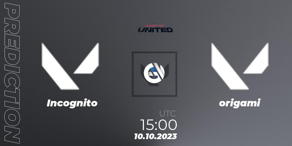 Incognito vs ESC Gaming: Match Prediction. 10.10.2023 at 15:00, VALORANT, VALORANT East: United: Season 2: Stage 3 - League