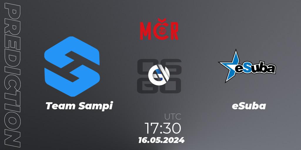 Team Sampi vs eSuba: Match Prediction. 16.05.2024 at 17:30, Counter-Strike (CS2), Tipsport Cup Spring 2024: Online Stage