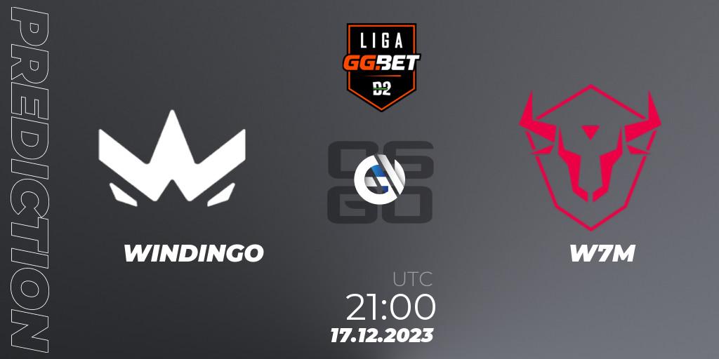 WINDINGO vs W7M: Match Prediction. 18.12.2023 at 14:00, Counter-Strike (CS2), Dust2 Brasil Liga Season 2