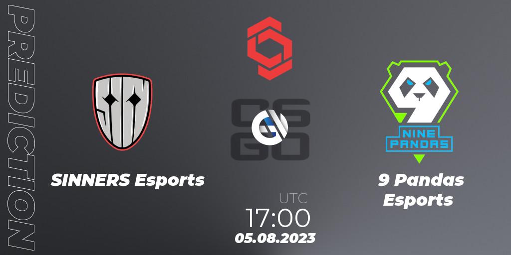 SINNERS Esports vs 9 Pandas Esports: Match Prediction. 05.08.2023 at 17:00, Counter-Strike (CS2), CCT Central Europe Series #7