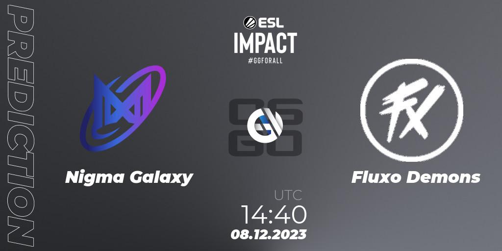 Nigma Galaxy vs Fluxo Demons: Match Prediction. 08.12.2023 at 16:10, Counter-Strike (CS2), ESL Impact League Season 4