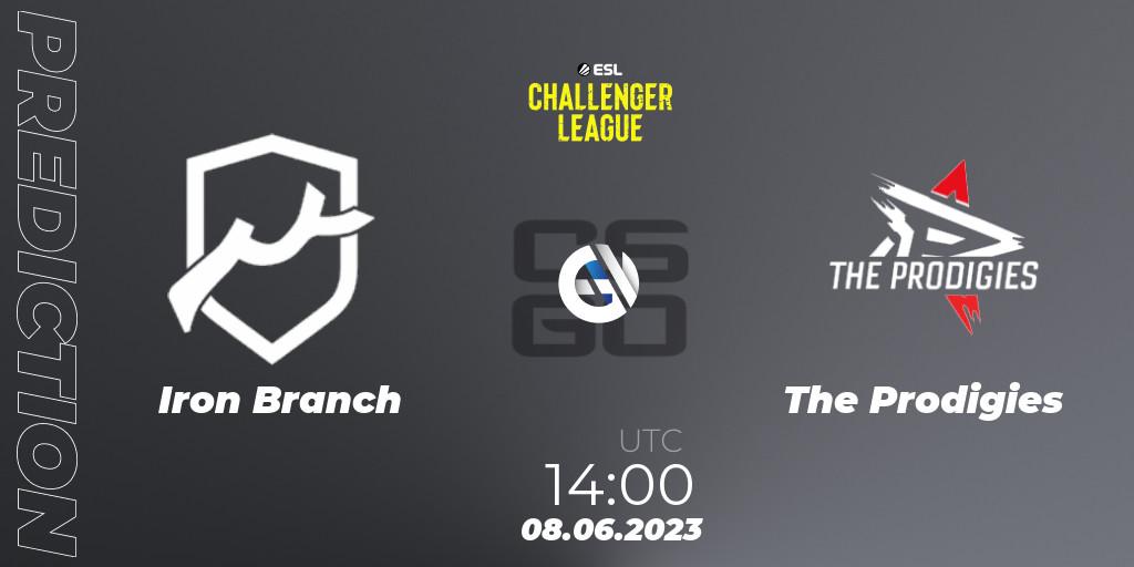 Iron Branch vs The Prodigies: Match Prediction. 08.06.2023 at 14:00, Counter-Strike (CS2), ESL Challenger League Season 45 Europe Relegation