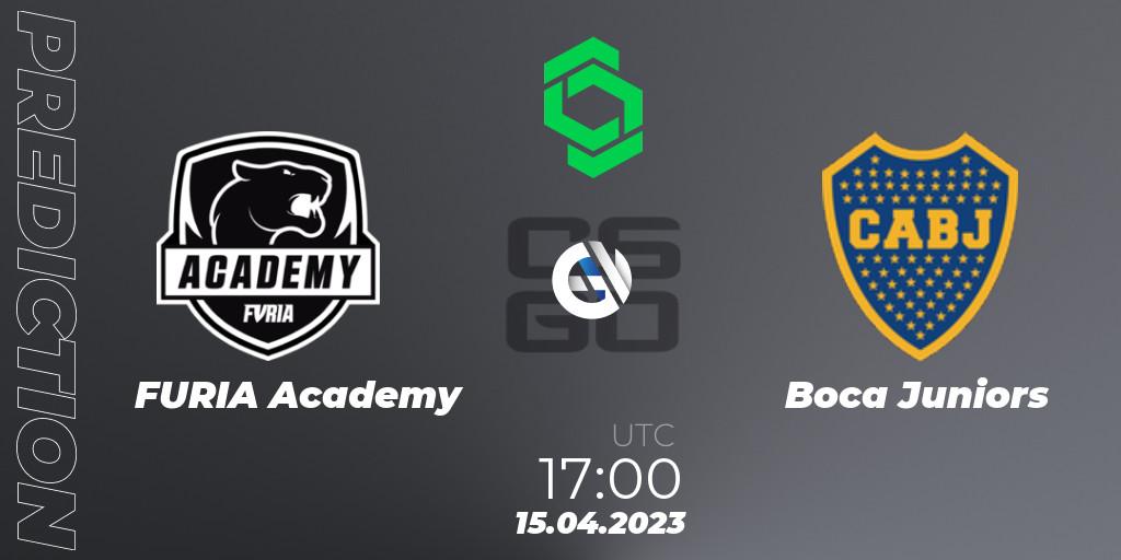 FURIA Academy vs Boca Juniors: Match Prediction. 15.04.2023 at 17:15, Counter-Strike (CS2), CCT South America Series #6