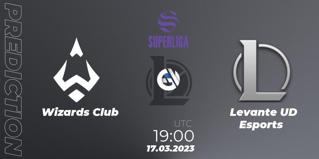 Wizards Club vs Levante UD Esports: Match Prediction. 17.03.2023 at 19:00, LoL, LVP Superliga 2nd Division Spring 2023 - Group Stage