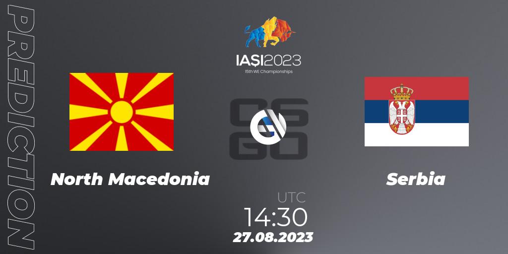 North Macedonia vs Serbia: Match Prediction. 27.08.2023 at 19:30, Counter-Strike (CS2), IESF World Esports Championship 2023