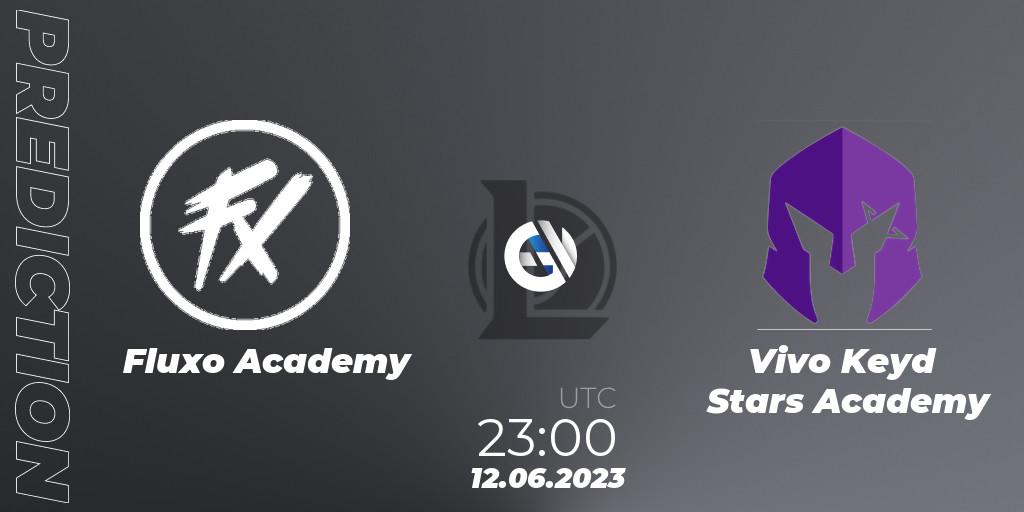 Fluxo Academy vs Vivo Keyd Stars Academy: Match Prediction. 12.06.2023 at 23:00, LoL, CBLOL Academy Split 2 2023 - Group Stage