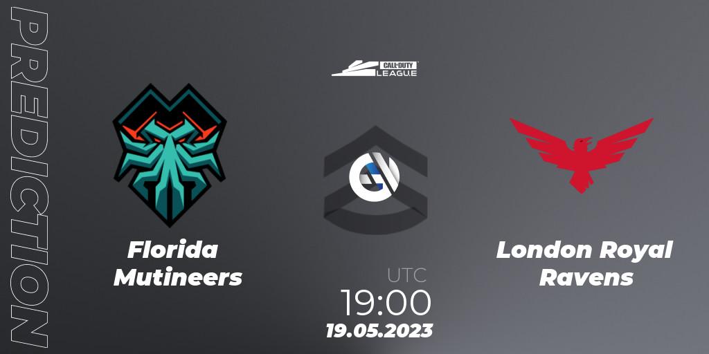 Florida Mutineers vs London Royal Ravens: Match Prediction. 19.05.2023 at 19:00, Call of Duty, Call of Duty League 2023: Stage 5 Major Qualifiers