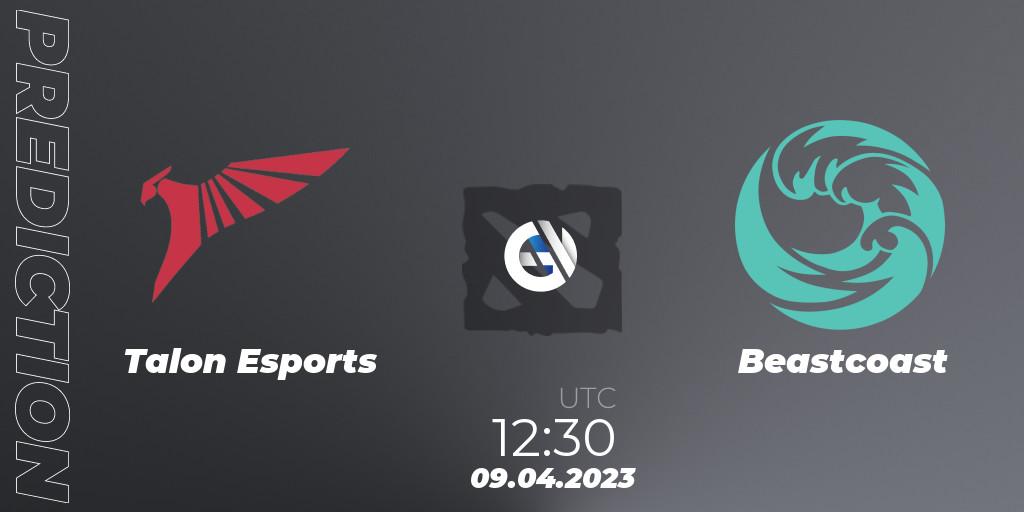 Talon Esports vs Beastcoast: Match Prediction. 09.04.2023 at 12:32, Dota 2, DreamLeague Season 19 - Group Stage 1
