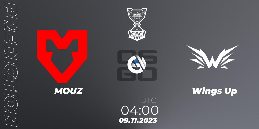 MOUZ vs Wings Up: Match Prediction. 09.11.23, CS2 (CS:GO), CS Asia Championships 2023