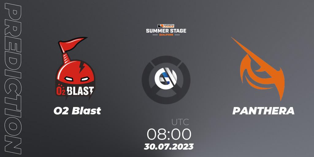 O2 Blast vs PANTHERA: Match Prediction. 30.07.23, Overwatch, Overwatch League 2023 - Summer Stage Qualifiers
