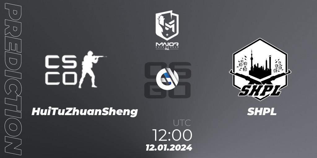 HuiTuZhuanSheng vs SHPL: Match Prediction. 12.01.2024 at 12:00, Counter-Strike (CS2), PGL CS2 Major Copenhagen 2024 China RMR Open Qualifier