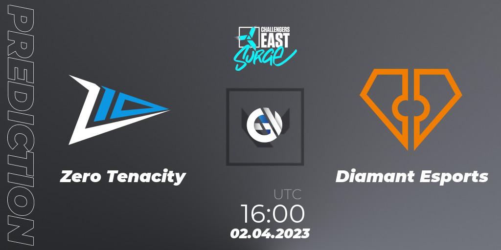 Zero Tenacity vs Diamant Esports: Match Prediction. 02.04.23, VALORANT, VALORANT Challengers 2023 East: Surge Split 2