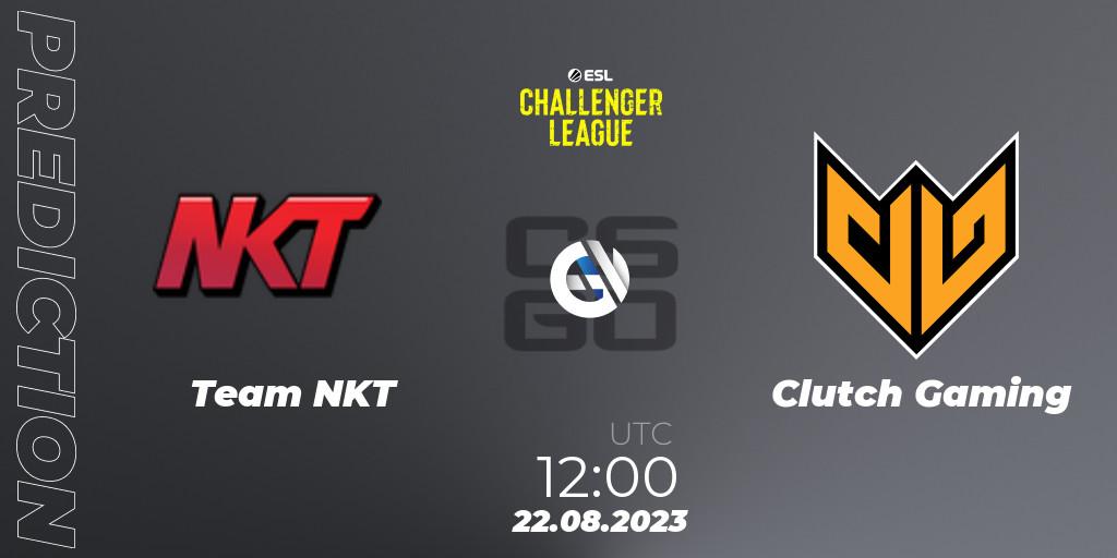 Team NKT vs Clutch Gaming: Match Prediction. 22.08.2023 at 12:00, Counter-Strike (CS2), ESL Challenger League Season 46: Asia-Pacific