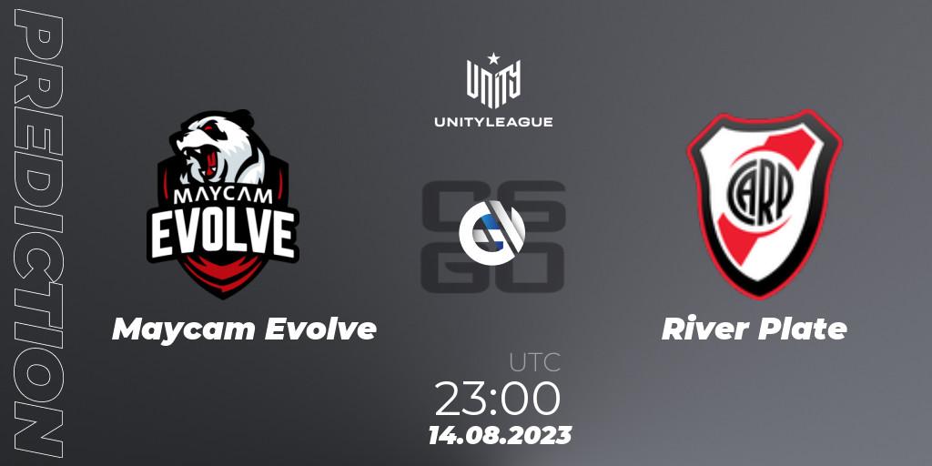 Maycam Evolve vs River Plate: Match Prediction. 14.08.2023 at 23:00, Counter-Strike (CS2), LVP Unity League Argentina 2023