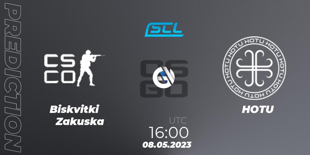 Biskvitki Zakuska vs HOTU: Match Prediction. 08.05.2023 at 16:00, Counter-Strike (CS2), SCL Season 9