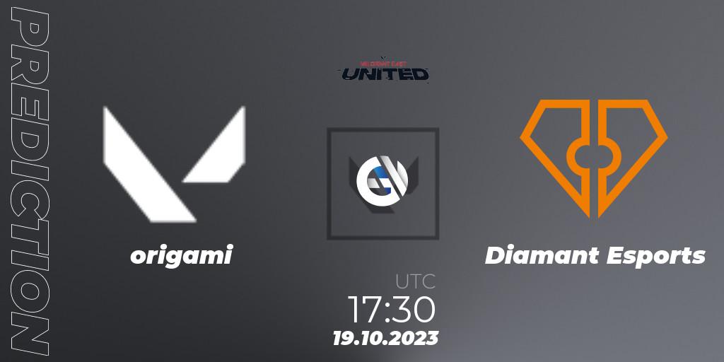 ESC Gaming vs Diamant Esports: Match Prediction. 18.10.23, VALORANT, VALORANT East: United: Season 2: Stage 3 - League