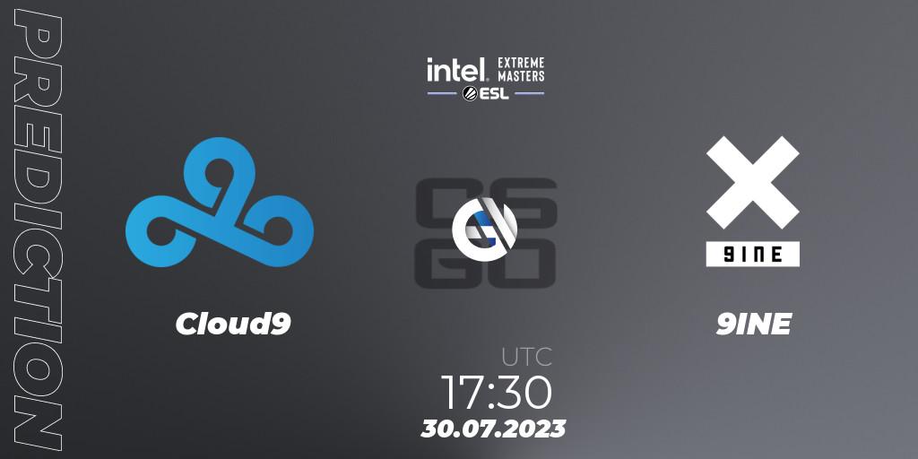 Cloud9 vs 9INE: Match Prediction. 30.07.2023 at 10:30, Counter-Strike (CS2), IEM Cologne 2023