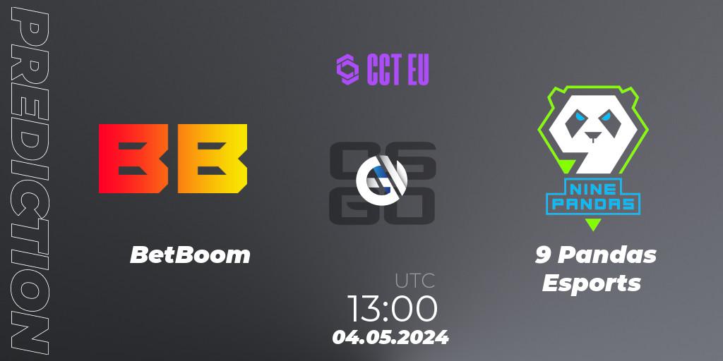 BetBoom vs 9 Pandas Esports: Match Prediction. 04.05.2024 at 13:00, Counter-Strike (CS2), CCT Season 2 Europe Series 1