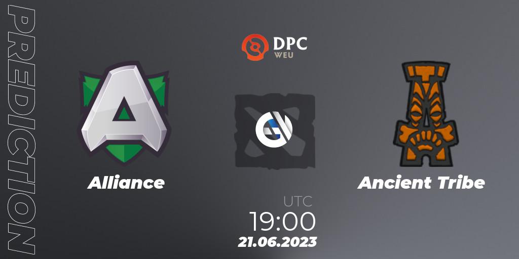 Alliance vs Ancient Tribe: Match Prediction. 21.06.2023 at 18:54, Dota 2, DPC 2023 Tour 3: WEU Division II (Lower)
