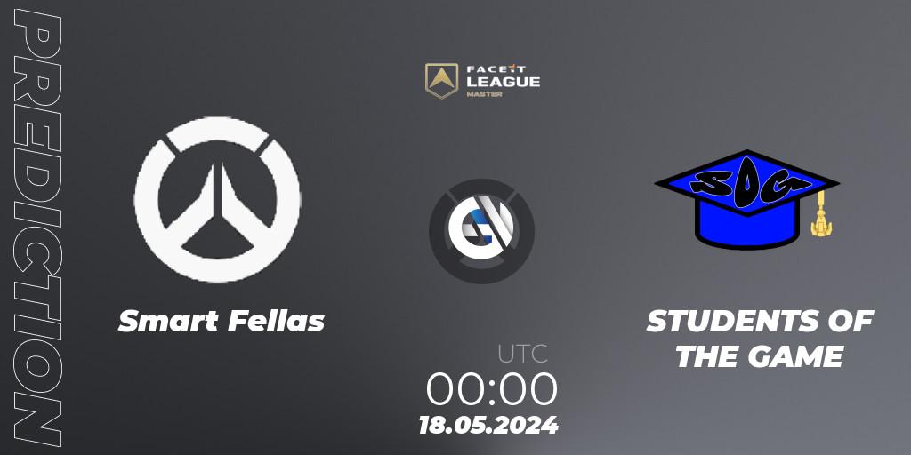 Smart Fellas vs STUDENTS OF THE GAME: Match Prediction. 19.05.2024 at 21:00, Overwatch, FACEIT League Season 1 - NA Master Road to EWC