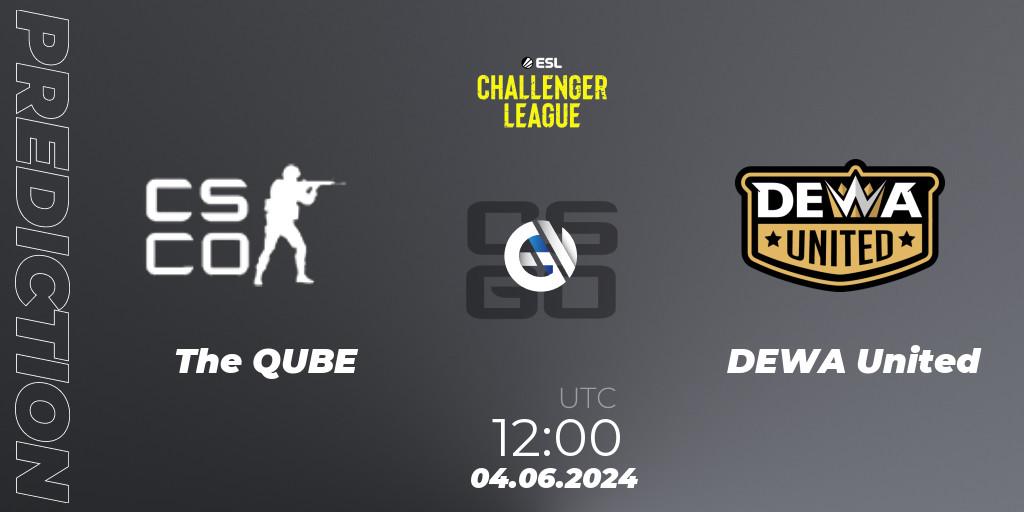 The QUBE Esports vs DEWA United: Match Prediction. 04.06.2024 at 12:00, Counter-Strike (CS2), ESL Challenger League Season 47: Asia