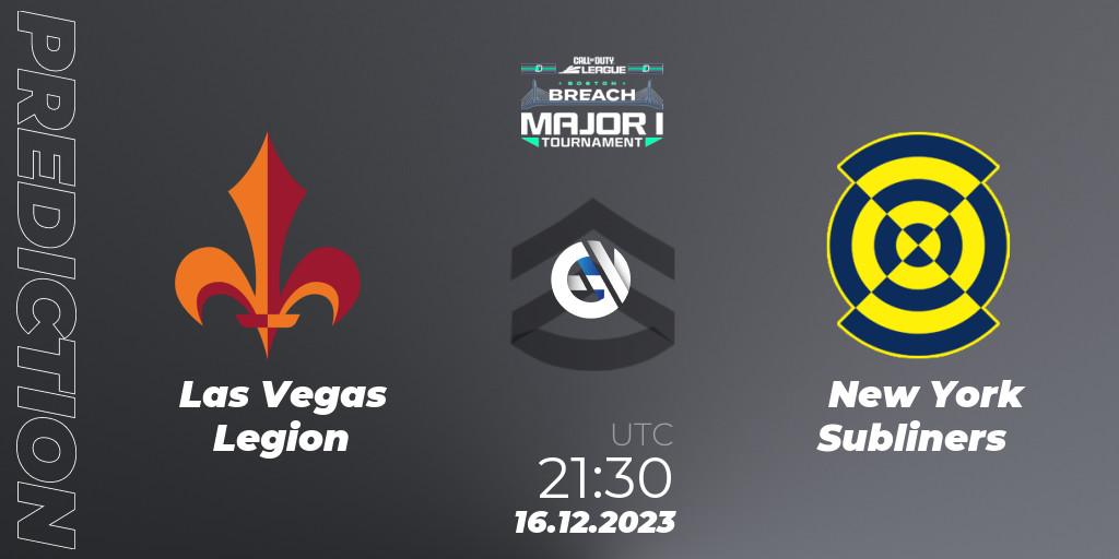 Las Vegas Legion vs New York Subliners: Match Prediction. 16.12.2023 at 21:30, Call of Duty, Call of Duty League 2024: Stage 1 Major Qualifiers