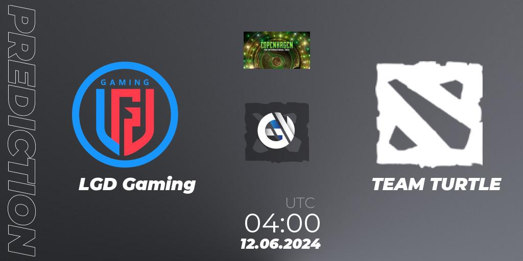 LGD Gaming vs TEAM TURTLE: Match Prediction. 12.06.2024 at 04:00, Dota 2, The International 2024 - China Closed Qualifier