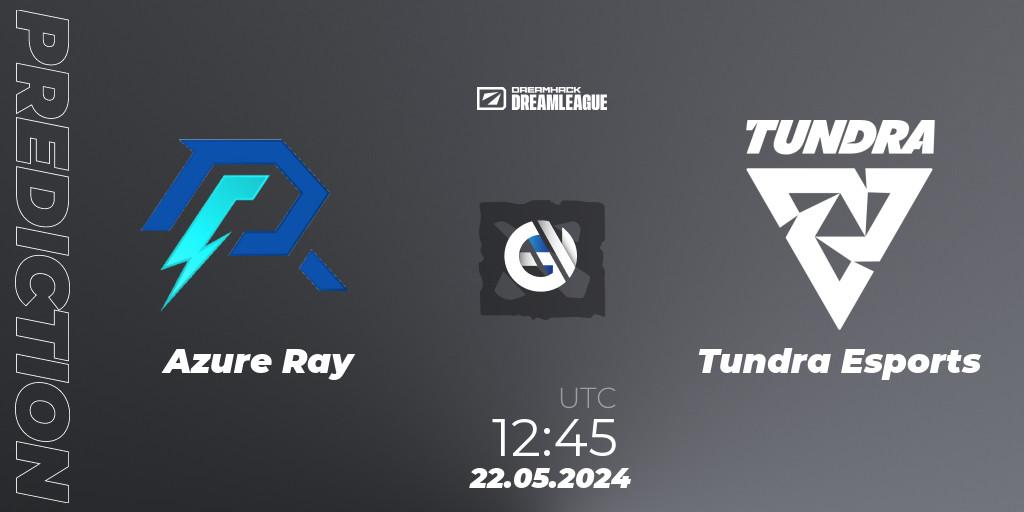 Azure Ray vs Tundra Esports: Match Prediction. 22.05.2024 at 13:00, Dota 2, DreamLeague Season 23