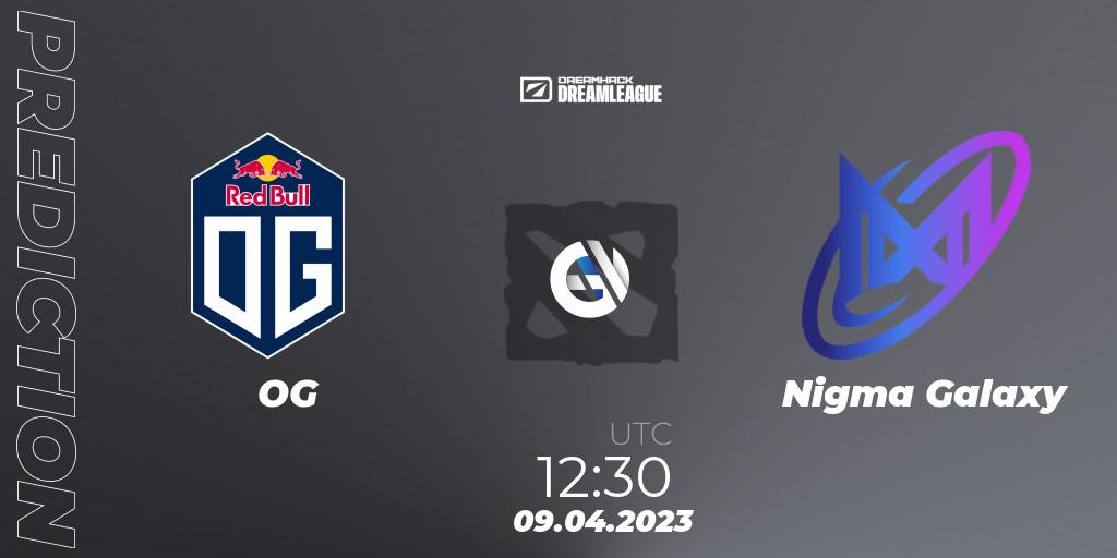 OG vs Nigma Galaxy: Match Prediction. 09.04.23, Dota 2, DreamLeague Season 19 - Group Stage 1
