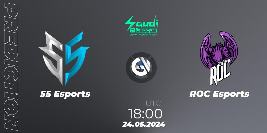 55 Esports vs ROC Esports: Match Prediction. 24.05.2024 at 18:00, Overwatch, Saudi eLeague 2024 - Major 2 Phase 2
