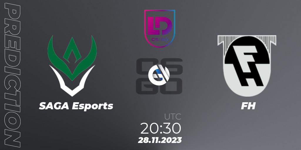 SAGA Esports vs FH: Match Prediction. 30.11.2023 at 21:30, Counter-Strike (CS2), Icelandic Esports League Season 8: Regular Season