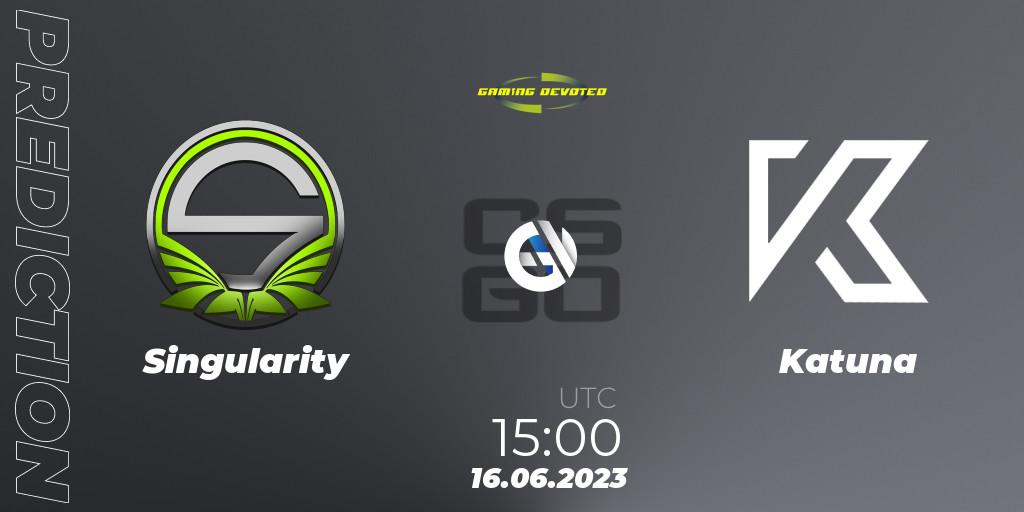 Singularity vs Katuna: Match Prediction. 16.06.2023 at 15:00, Counter-Strike (CS2), Gaming Devoted Become The Best: Series #2