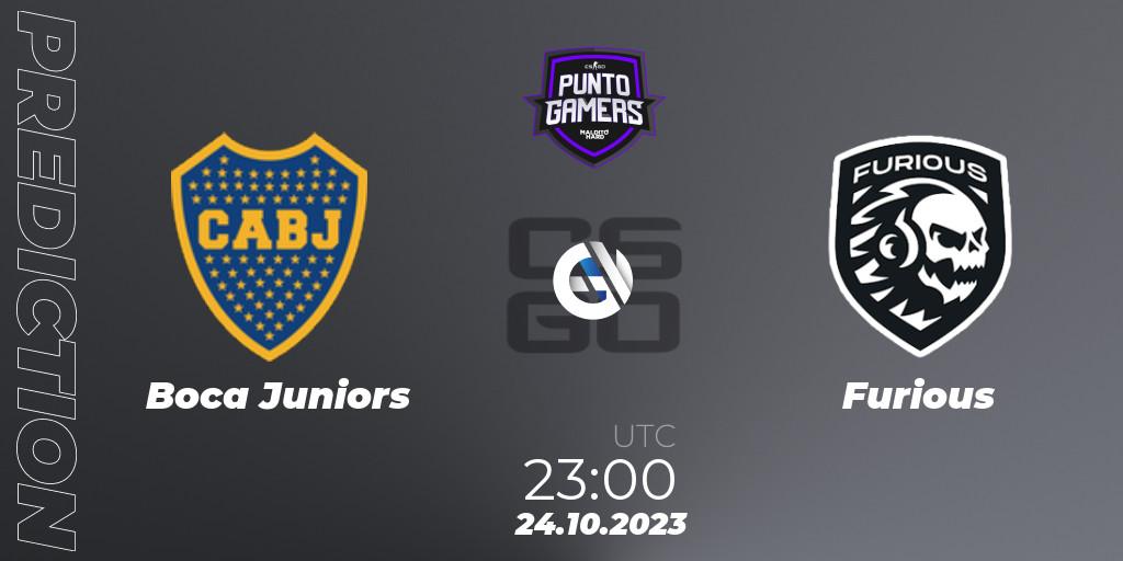 Boca Juniors vs Furious: Match Prediction. 24.10.2023 at 23:00, Counter-Strike (CS2), Punto Gamers Cup 2023