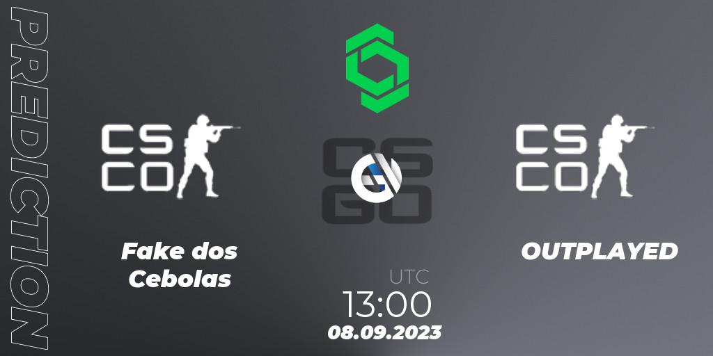 Fake dos Cebolas vs OUTPLAYED: Match Prediction. 08.09.2023 at 13:00, Counter-Strike (CS2), CCT South America Series #11: Closed Qualifier