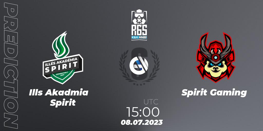 Illés Akadémia Spirit vs Spirit Gaming: Match Prediction. 08.07.2023 at 10:00, Rainbow Six, Magyar Nemzeti E-sport Bajnokság: Season 5