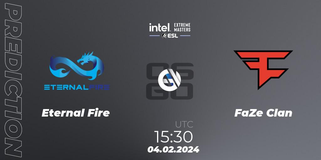 Eternal Fire vs FaZe Clan: Match Prediction. 04.02.2024 at 20:05, Counter-Strike (CS2), IEM Katowice 2024