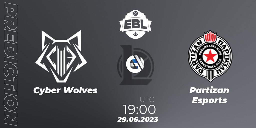 Cyber Wolves vs Partizan Esports: Match Prediction. 29.06.23, LoL, Esports Balkan League Season 13