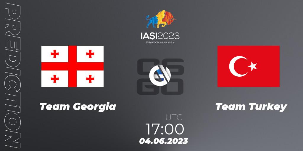 Team Georgia vs Team Turkey: Match Prediction. 04.06.2023 at 17:00, Counter-Strike (CS2), IESF World Esports Championship 2023: Eastern Europe Qualifier