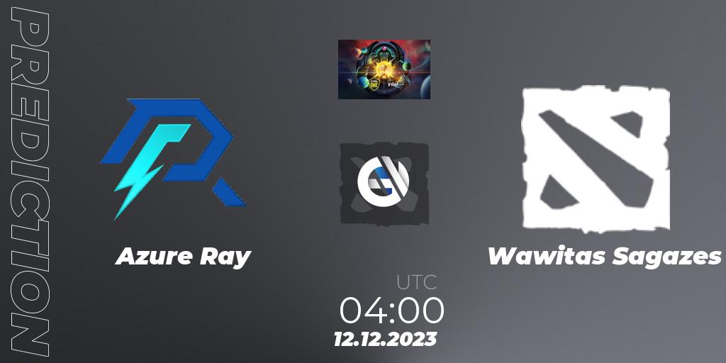 Azure Ray vs Wawitas Sagazes: Match Prediction. 12.12.2023 at 04:04, Dota 2, ESL One - Kuala Lumpur 2023
