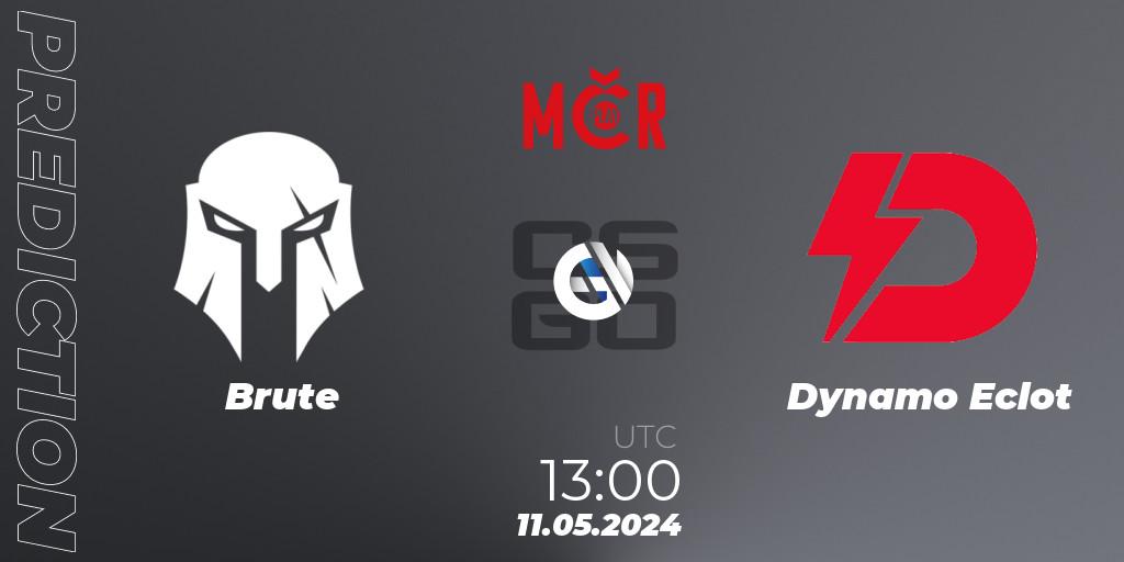 Brute vs Dynamo Eclot: Match Prediction. 11.05.2024 at 13:00, Counter-Strike (CS2), Tipsport Cup Spring 2024: Closed Qualifier