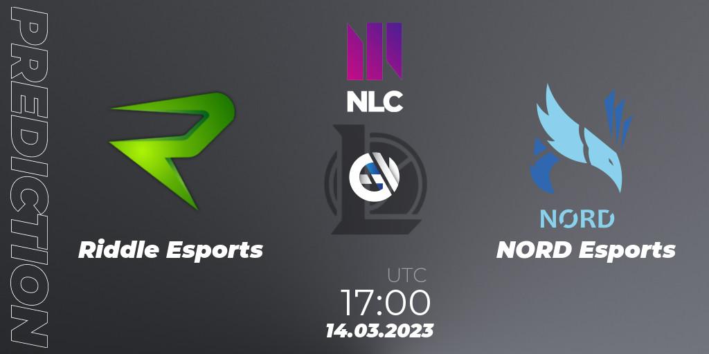 Riddle Esports vs NORD Esports: Match Prediction. 14.03.2023 at 17:00, LoL, NLC 1st Division Spring 2023