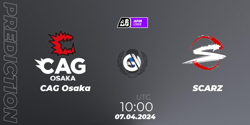 CAG Osaka vs SCARZ: Match Prediction. 07.04.24, Rainbow Six, Japan League 2024 - Stage 1