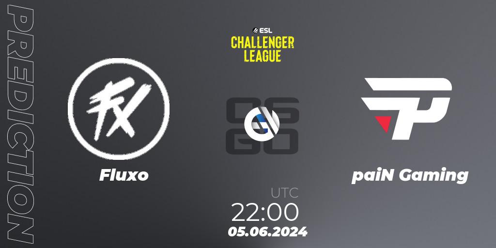 Fluxo vs paiN Gaming: Match Prediction. 05.06.2024 at 22:10, Counter-Strike (CS2), ESL Challenger League Season 47: South America