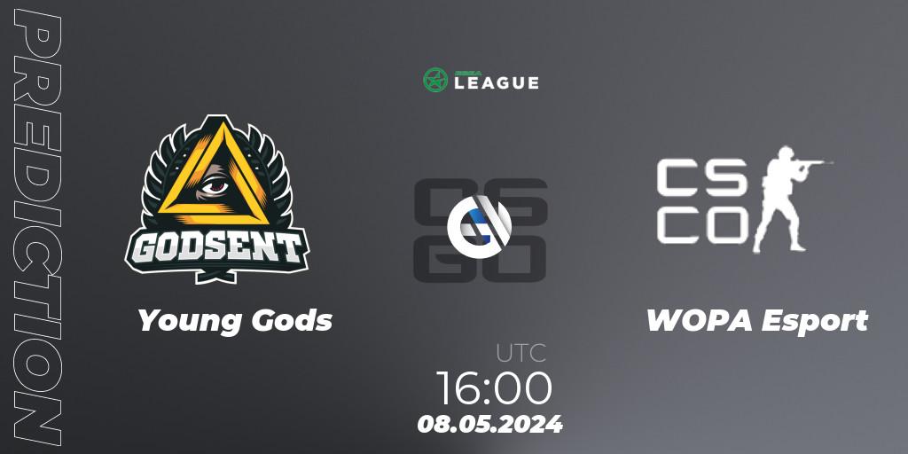 Young Gods vs WOPA Esport: Match Prediction. 08.05.2024 at 16:00, Counter-Strike (CS2), ESEA Season 49: Advanced Division - Europe